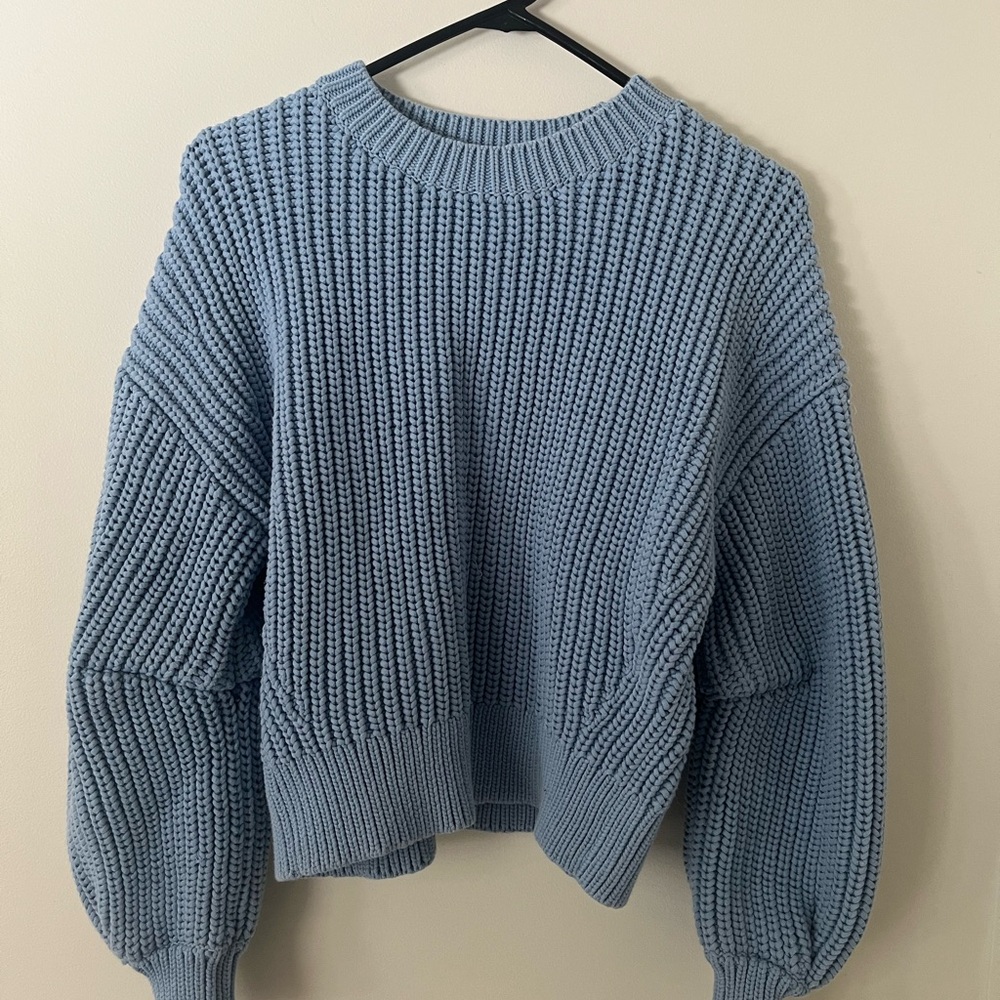 Banana Republic Light Blue Crew Neck Sweater